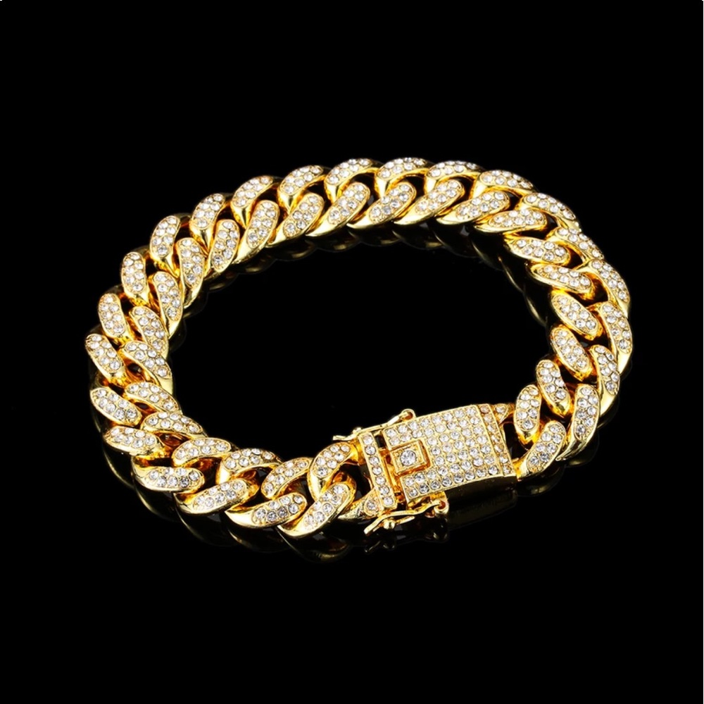 Gold Cuban Links Bracelet